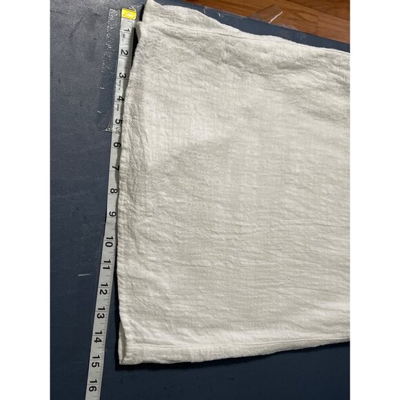 Arie Womens White Strapless Jumpsuit L Gauzy Pockets Beach Vacation Resort - Picture 14 of 16